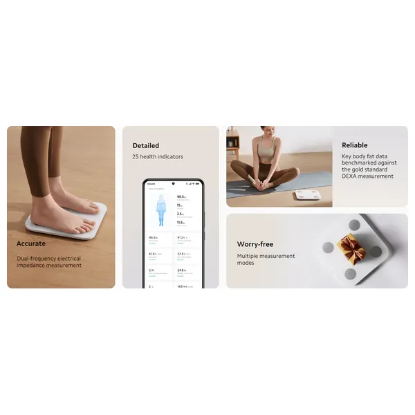  ميزان قياس الجسم شاومي - S400 - ابيض 