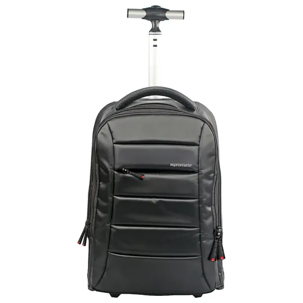  Promate BIZPAK TR - Lightweight Multi Pocket Laptop Backpack - 15.6 Inch - Black 