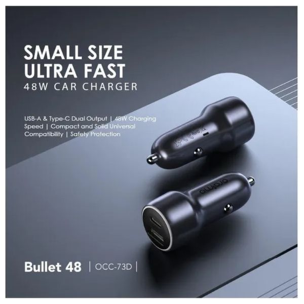  Oraimo OCC 73D - Car Charger - 48W - Black 