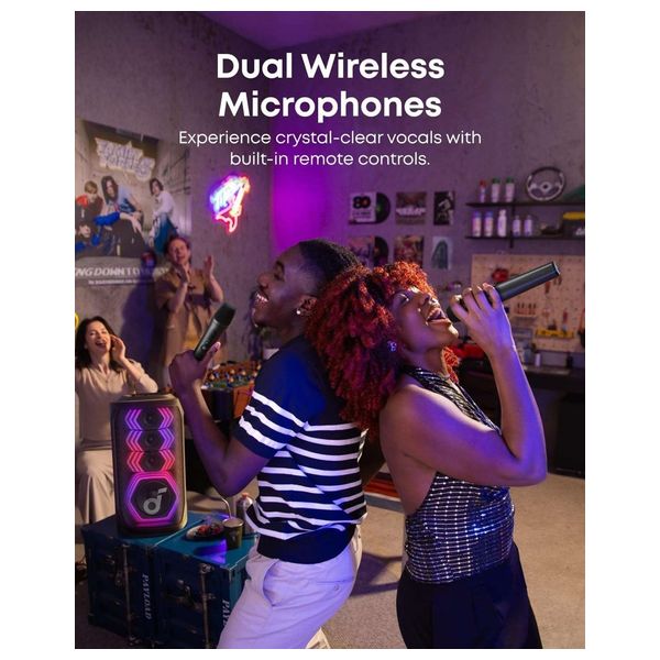  سماعة بلوتوث انكر - Soundcore Rave 3S - بقوة 200 واط - اسود 