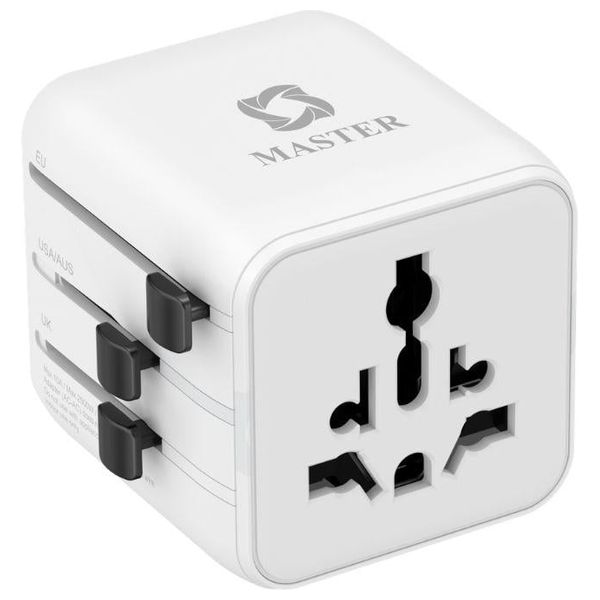  مقبس ماستر - MSUNPLG2500W BK - بقوة 2500 واط - ابيض 