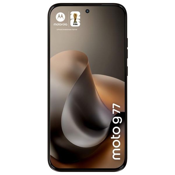  موتورولا موتو G77 - دبل سيم - شاشة 6.78 بوصة AMOLED - معالج MediaTek Dimensity 6400 - بطارية 5200 مللي أمبير بالساعة، شحن 30 واط، ميزات AI - حقيبة 