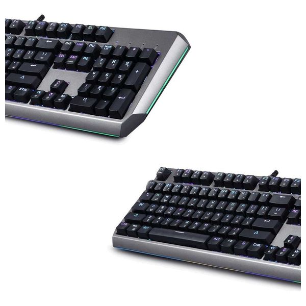  Porodo PDX219 RSW - Wired Keyboard - 1.8M - RGB - Black 