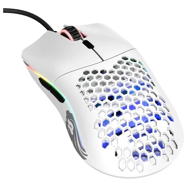  Glorious Wired Gaming Mouse - RGB Lighting - White 