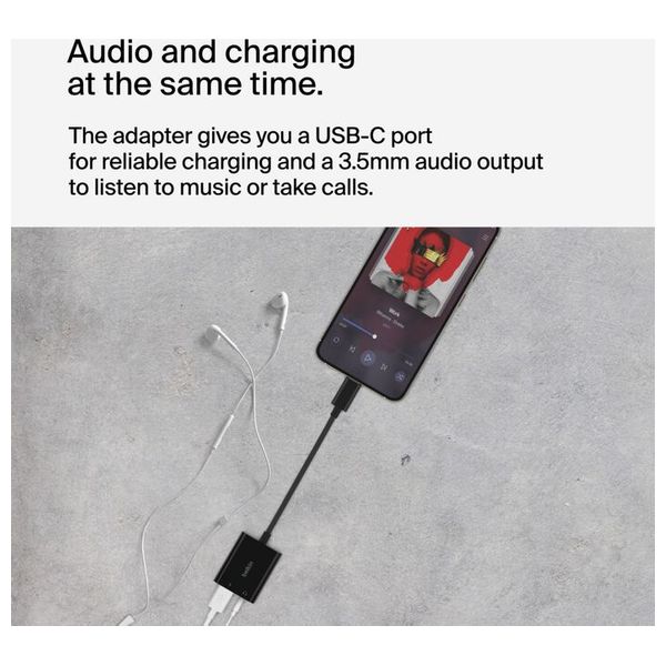 محول الصوت بلكن - بقوة 60 واط - اسود