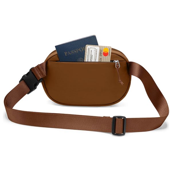 Tomtoc SlingBean T32 -  Belt Bag - Adjustable strap - Brown