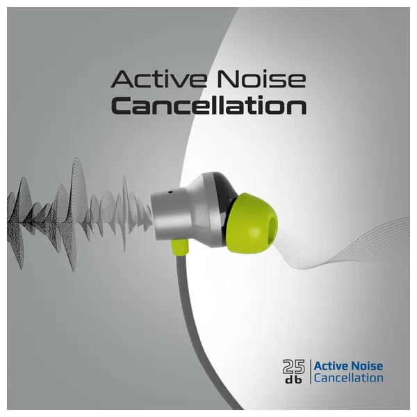  Promate Velcon - Bluetooth Headphone In Ear - Bluetooth 5 - Up To 220 mAh - Gray 