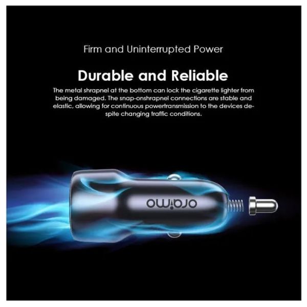  Oraimo OCC 73D - Car Charger - 48W - Black 