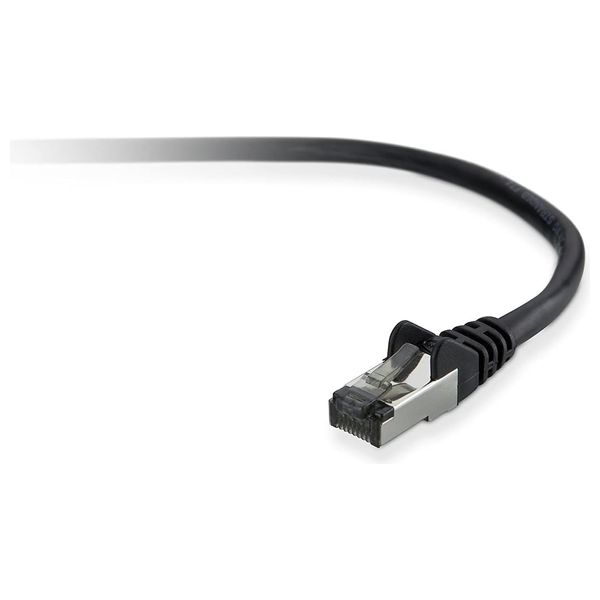  كيبل توصيل الشبكات بلكن - Cat6 - بطول 5 متر - اسود 