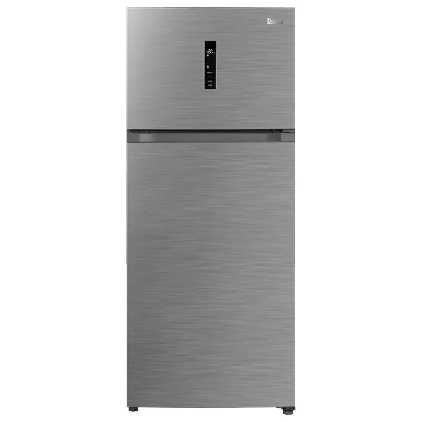  ثلاجة مزدوجة الابواب من دنكا - RF 580DFDG - نظام انفرتر - توزيع هواء متعدد - نظام نوفروست كامل - شاشة LED - تحكم باللمس - انذار الباب - اضاءة داخلية 