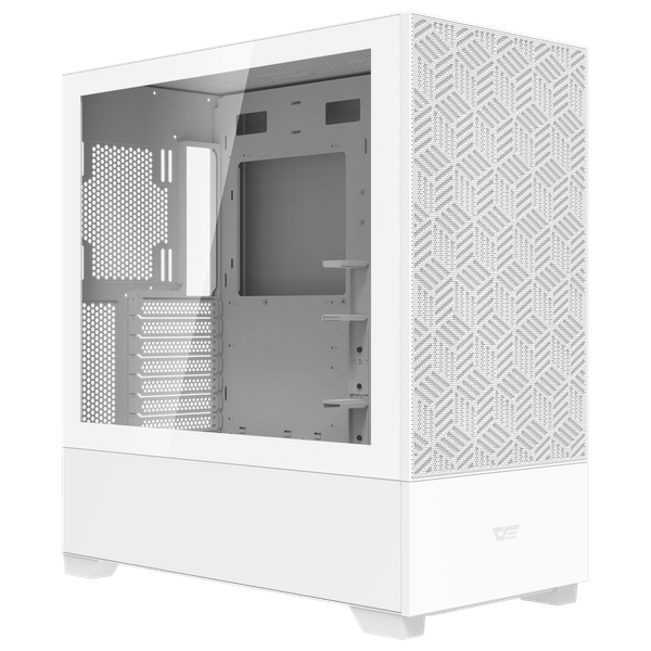  DarkFlash DF5000BS - PC Case - High Airflow - White 