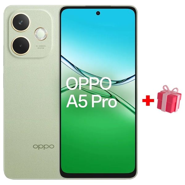 اوبو A5 برو - بشاشة 6.67-انج IPS LCD, معدل التحديث 120 هيرتز - كوالكوم سنابدراجون 6s الجيل الرابع 1 - شحن سريع 45 واط - 5800 مللي امبير + بوكس