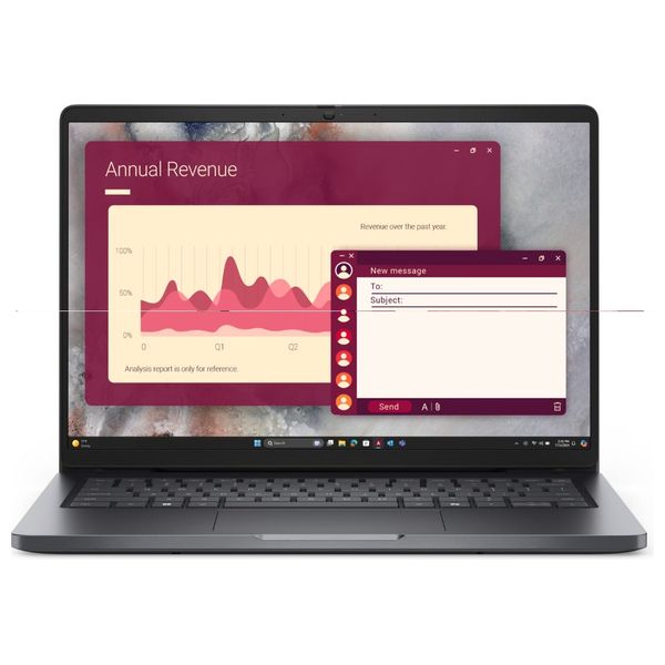 لابتوب ديل 14 انج - Pro 14 PC14250 - Ultra 5 235U - Shared - ويندوز 11 برو - 16كيكابايت/1 تيرابايت SSD 