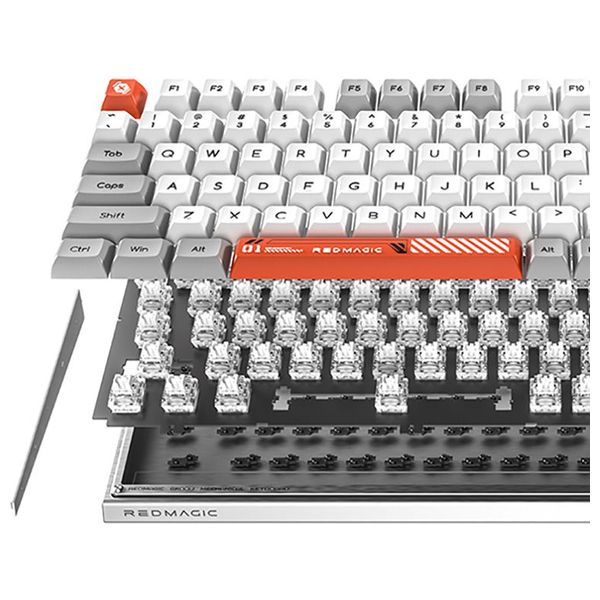  لوحة مفاتيح ميكانيكية ريدماجيك - GK001J - اتصال سلكي ولاسلكي وبلوتوث - اسود 