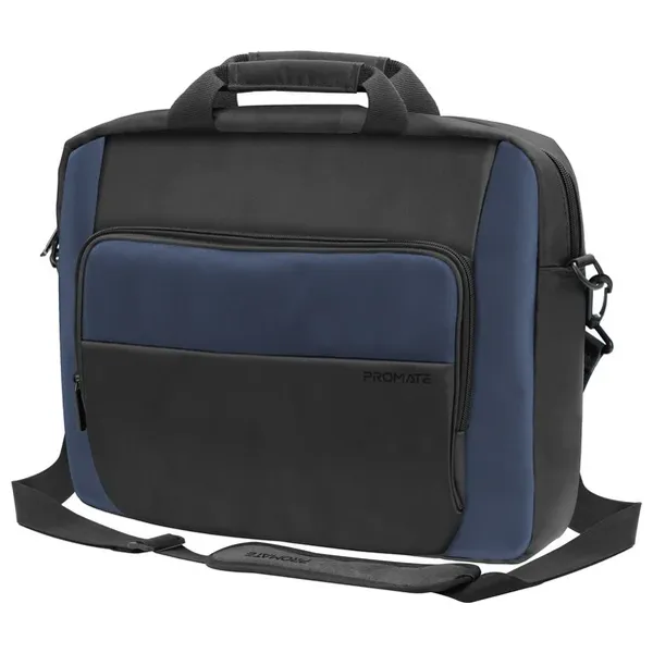  Promate Limber MB - Shoulder Bag - Lightweight & Multi Pocket - 15.6 Inch - Black 