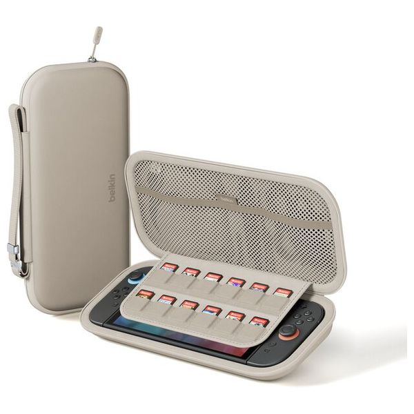 حقيبة سفر لجهاز نينتندو سويتش 2 من بلكن - مقاومة للماء - بني