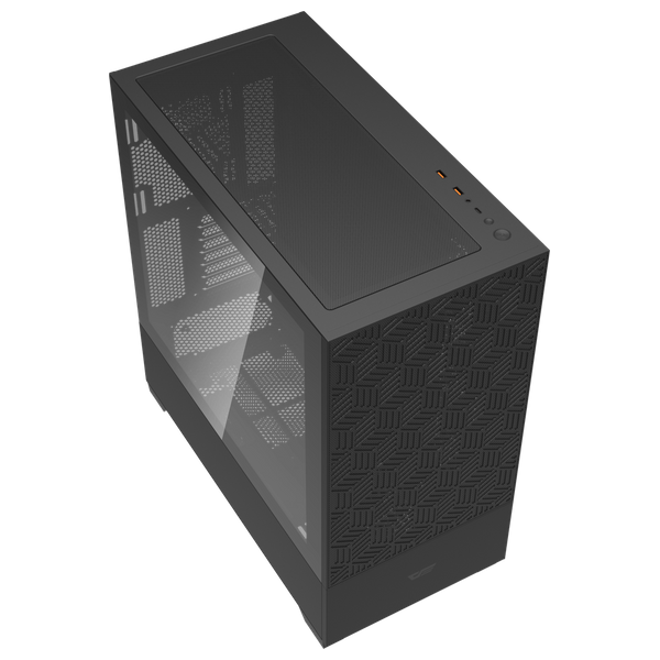  كيس كمبيوتر دارك فلاش - DF5000BS - تدفق هواء عالي - دعم 13 مروحة - اسود 