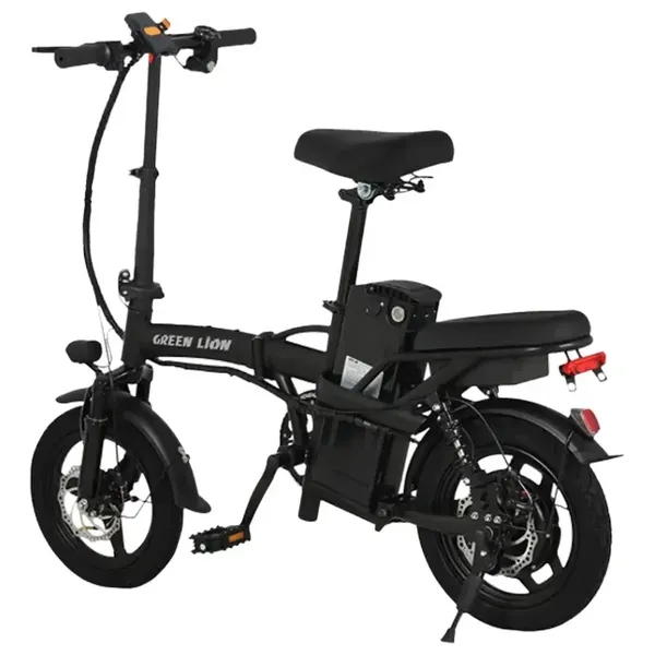 دراجة كهربائية جرين ليون - GBK 100 - بقوة 350 واط - فرامل قرصية امامية وخلفية - اسود