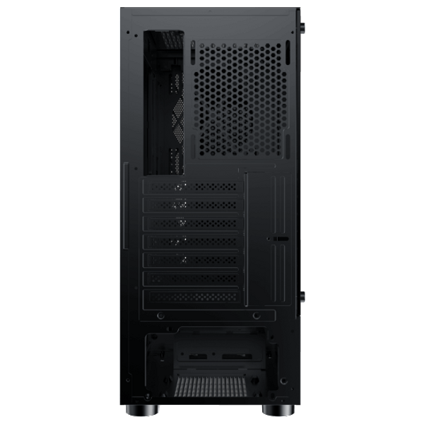  كيس كمبيوتر إكسجما تيك ديوك - هيكل ATX مع اربع مراوح تبريد - اسود 