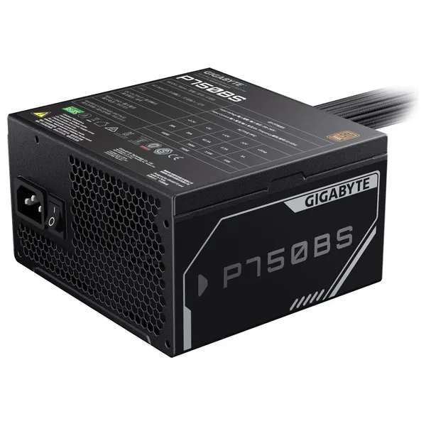  Gigabyte GP-P750BS 750W ATX Power Supply - Black 