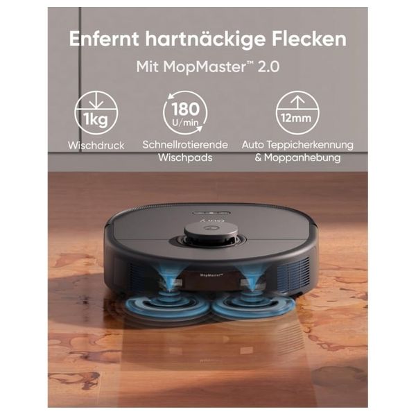  مكنسة روبوت انكر - Eufy X10 Pro - اسود 