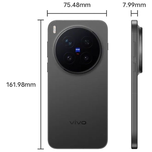  فيفو X300 برو - دبل سيم - شاشة بحجم 6.78 انج, اموليد, 120 هيرتز - معالج دايمنسيتي 9500 - بطارية بحجم 6375 مللي امبير, بقوة 40 واط لاسلكية + موسع عدسة التقريب زايس 2.35x من فيفو 