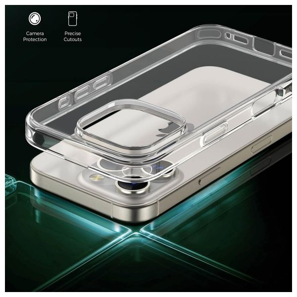 GREENLION Mobile Cover For iPhone 16 Pro - Transparent 