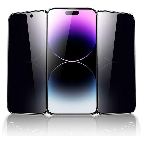  واقي الشاشة لحماية الخصوصية من كرين ليون لجهاز ايفون 15 - اسود 