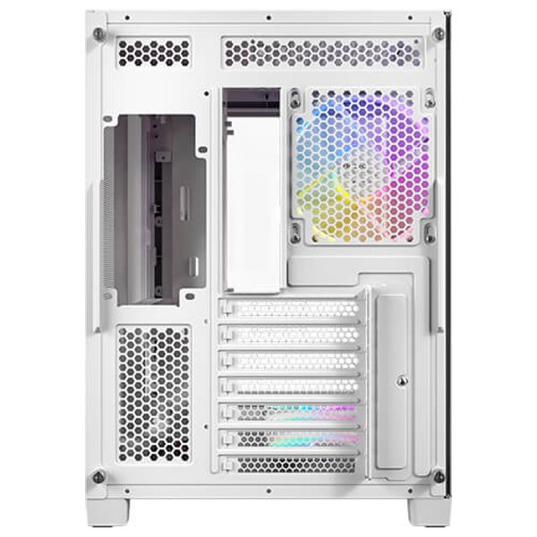  Antec C5 Curve - Computer Case - ARGB - 4 Fans - White 