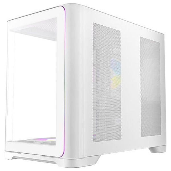  Antec C5 Curve - Computer Case - ARGB - 4 Fans - White 