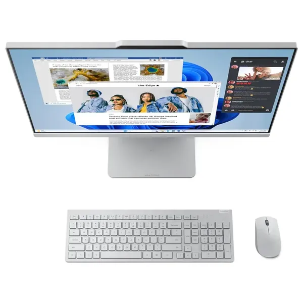  كمبيوتر مكتبي لينوفو AIO-390 - 23.8 بوصة - إنتل كور 5-210H - جيجابايت 8 / 512 جيجابايت اس اس دي - Shared - دوس 
