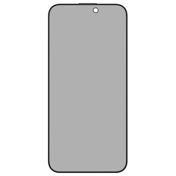  واقي شاشة موماكس كامل الوضوح وحماية الخصوصية لهاتف ايفون 15 - اسود 