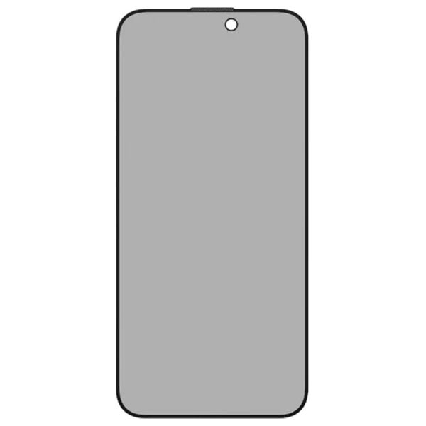  واقي شاشة موماكس كامل الوضوح وحماية الخصوصية لهاتف ايفون 15 - اسود 