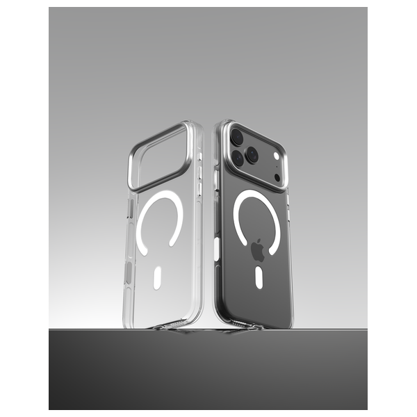  حافظة موبايل ديفيا لجهاز ايفون 17 برو ماكس - شفاف 