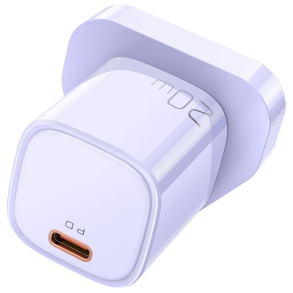 شاحن جداري ماكدودو - 7414 - بقوة 20 واط - مع كيبل بطول 1.2 متر - بنفسجي