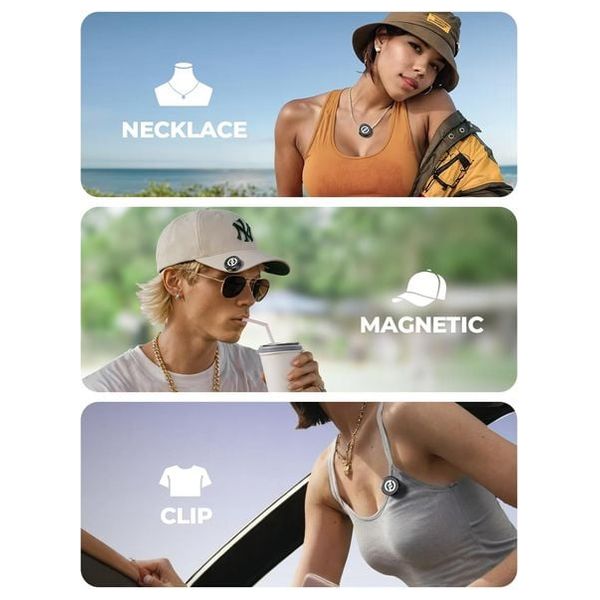  Hollyland Lark M2 Wireless Lavalier Microphone - Up To 40 hours with case - Black 