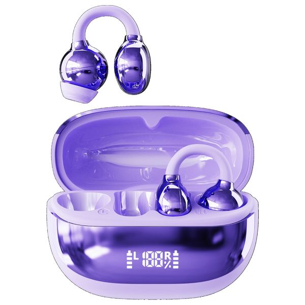  سماعات داخل الأذن تي دبليو إس كليب 2 برو جي-تاب - بطارية تعمل 6-7 ساعات  - بلوتوث 5.4 - بنفسجي 