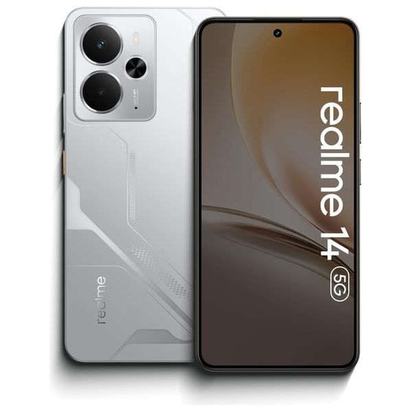 Realme14 5G - Dual SIM - 6.67 inch AMOLED 120 Hz - Snapdragon 6 Gen 4 - 6000 mAh - 45W