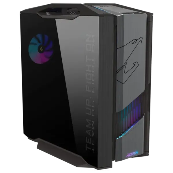  Gigabyte AC601G Mid-Tower PC Case - ARGB - 4 Fans - Black 