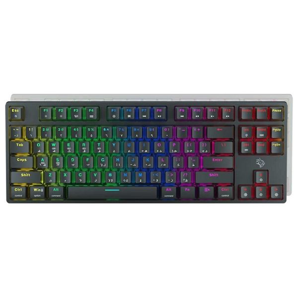  Porodo PDX220 RSW - Wireless Keyboard - RGB - Up to 10 hours - Black 