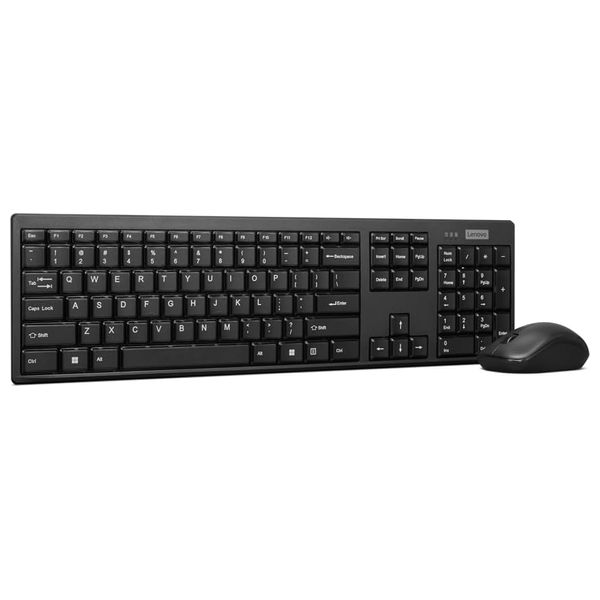  Lenovo 100 Wireless Keyboard with Mouse - Black 