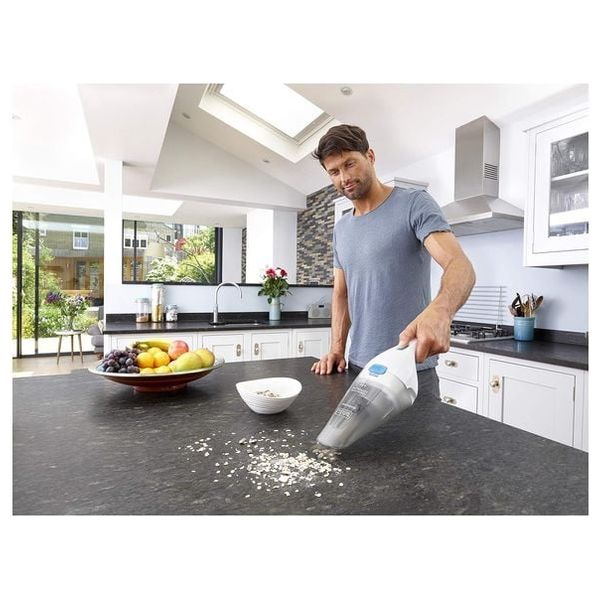  مكنسة محمولة بلاك اند ديكرلاسلكية - NVC115JL-B5 - أبيض 