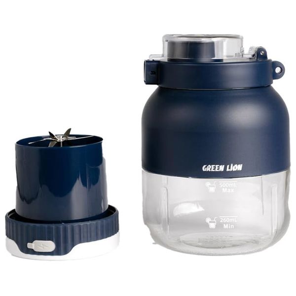  خلاط كرين ليون - Nutri Blend - بقوة 80 واط - 500 مل - ازرق 