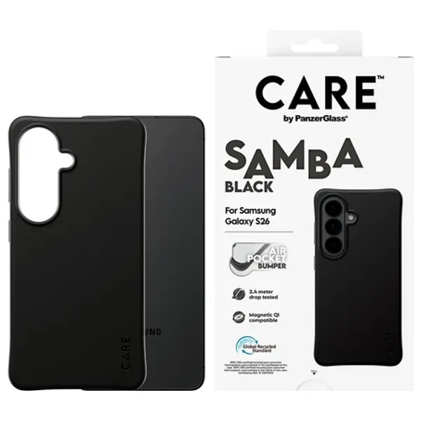  PanzerGlass Samba Case for Samsung Galaxy S26 - Black 
