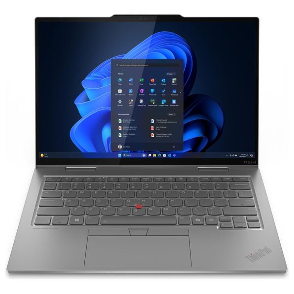  لابتوب لينوفو 14 انج - Laptop ThinkPad X1 2 in 1 - Intel Core Ultra 7 258V - Shared  - ويندوز 11 برو - 32 كيكابايت/1 تيرابايت SSD 
