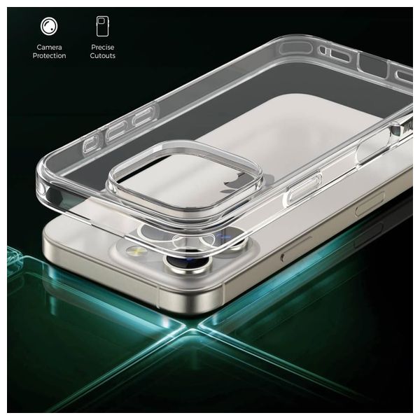  GREEN LION  Mobile Cover For iPhone 16 Pro Max - Transparent 