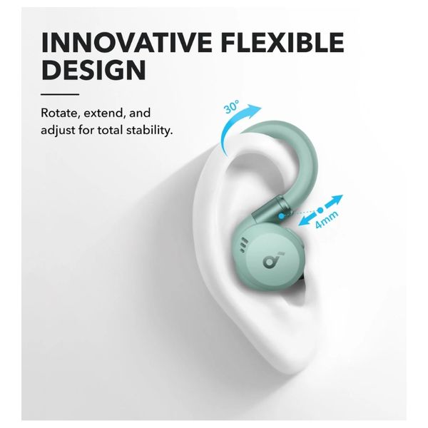  سماعة بلوتوث على الاذن انكر - Soundcore Sport X20 - بطارية تعمل لمدة 12 ساعة - اخضر 