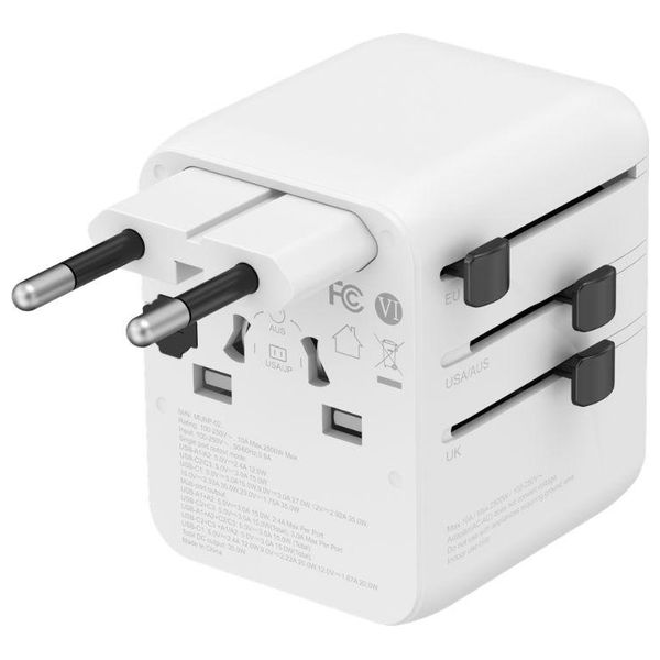  Master - Universal Travel Adapter - 35W - White 