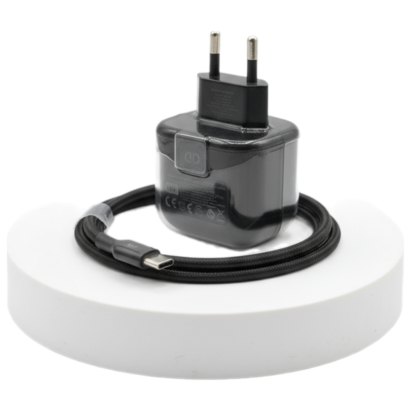  BAZ PD 25W + QC 18W – Wall Charger – Black 