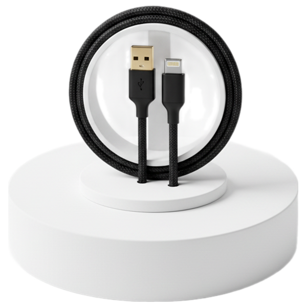  VISION - Super Fast Charging - USB-A to Lightning - 1m - 18W - White 